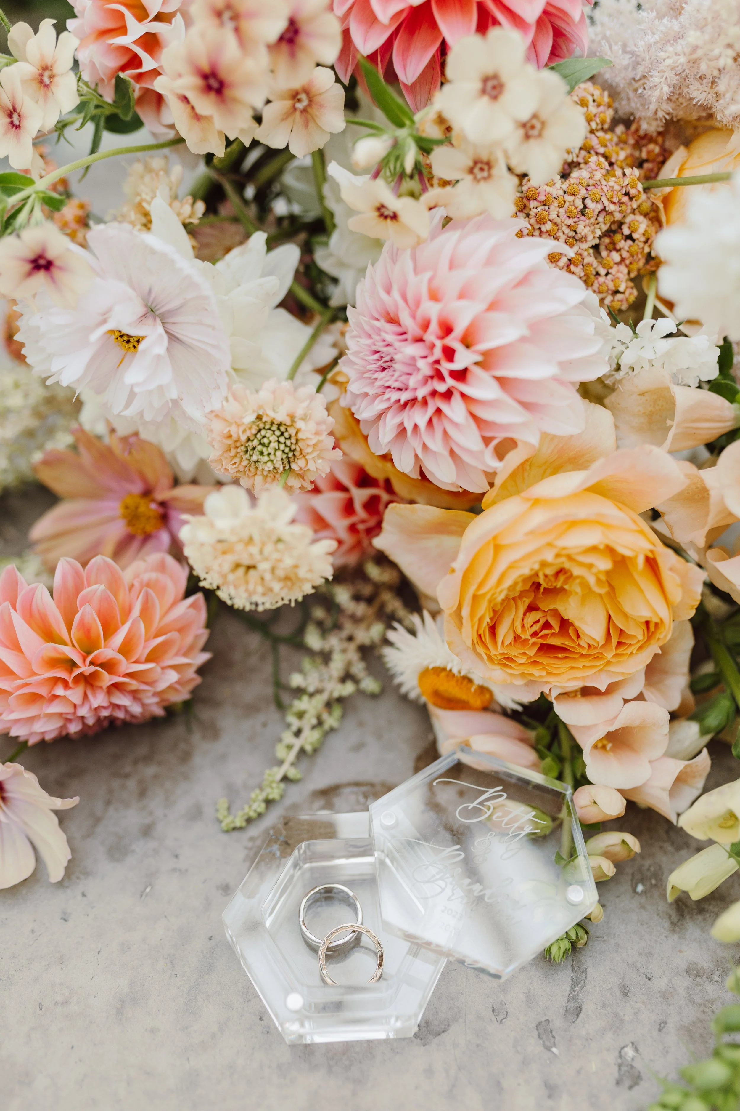 Whimsical Peach Bridal Bouquet with Local Dahlias and Garden Roses.jpeg