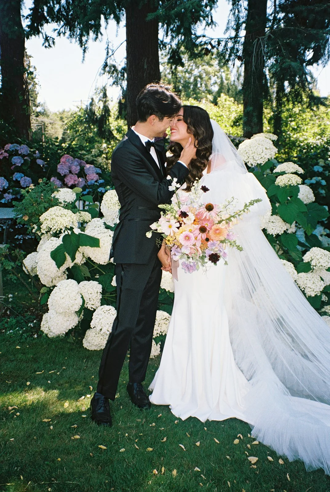 Luxury Outdoor Ceremony - Featuring Bride and Groom with Whimsical Bridal Bouquet.jpeg