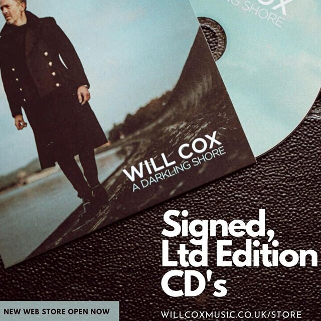 We are excited to launch Will Cox's website store today! Order your signed, limited edition CD's of 'A Darkling Shore' or find out about his poetry &amp; songwriting commissions for a special person or occasion.⁠
@WillCoxMusicUK ⁠
www.willcoxmusic.co