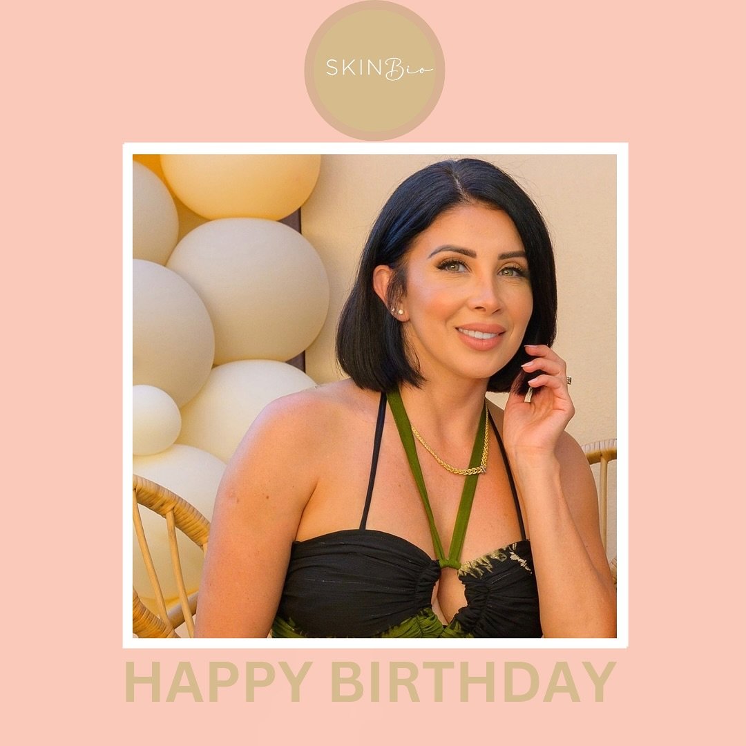 Happy Birthday to Esthetician Maria!🥳
Your heart is bigger than life, and your kindness touches everyone you meet. You&rsquo;re an inspirational mother, daughter, and friend. Thank you for being an incredible Esthetician at Skin Bio; your Brow Micro