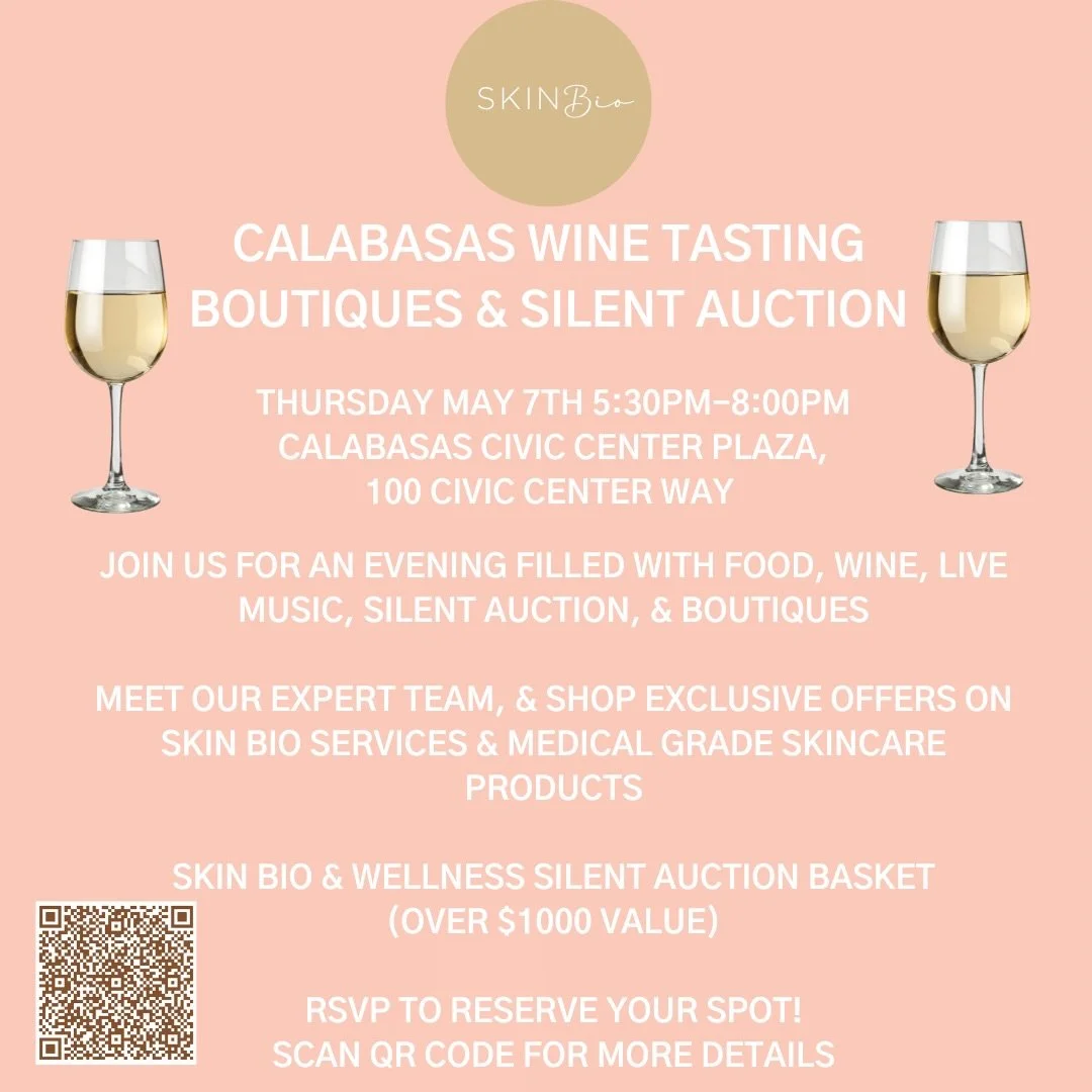 ✨Join us for Calabasas Wine Tasting, Silent Auction, &amp; Boutiques:
▫️Thursday May 7th 5:30pm to 8:00pm at
Calabasas Civic Center Plaza
100 Civic Center Way
▫️Join us for an evening filled with Food, Wine, Live Music, Silent Auction, &amp; Boutique