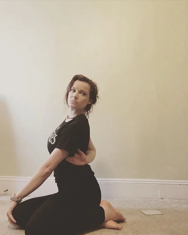 .
.
I taught a great level 1 class today, and our peak pose was Bharadvajasana 1.
.
It&rsquo;s fascinating to me how intricate the seated poses are. It may look like we are just &ldquo;sitting there&rdquo;, but there are so many things to work on, su