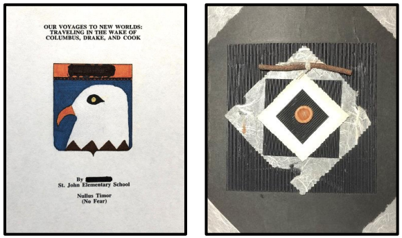  Student Journal Covers for (left) 3-Ring Binder Sleeve and (right) Handmade Binder 