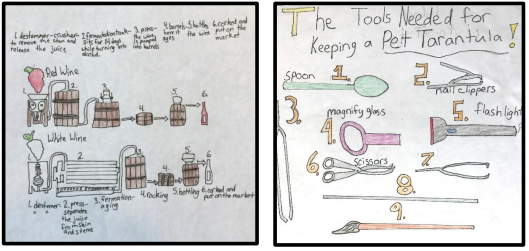  Pen and Colored Pencil Diagrams 
