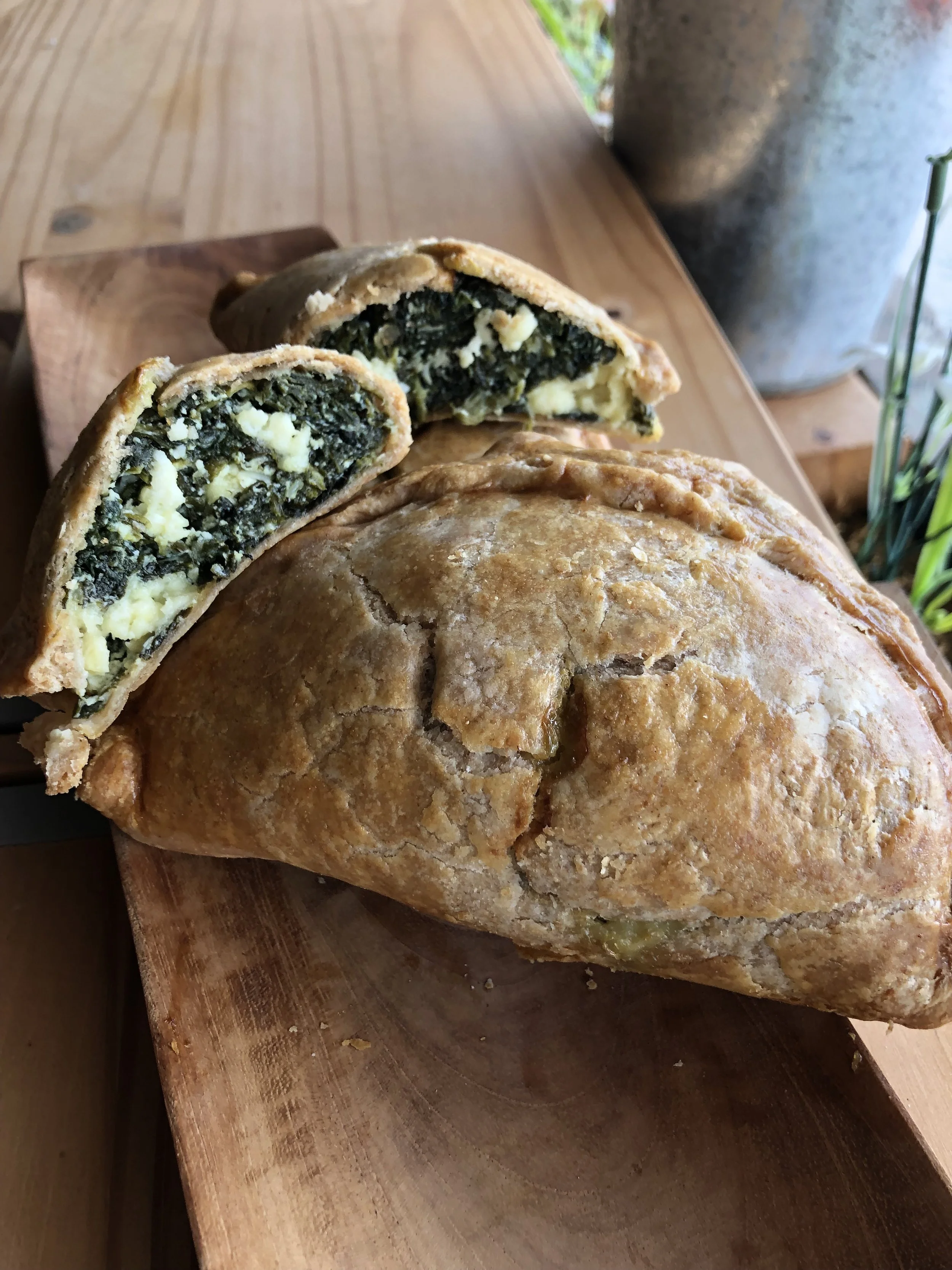 Savory Hand Pie -  Spinach &  Sheep Feta