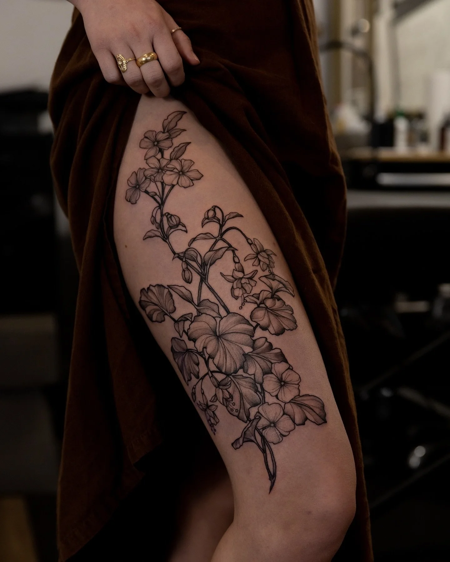 After Nature (Fuchsia, Geranium, Pansy)❣️