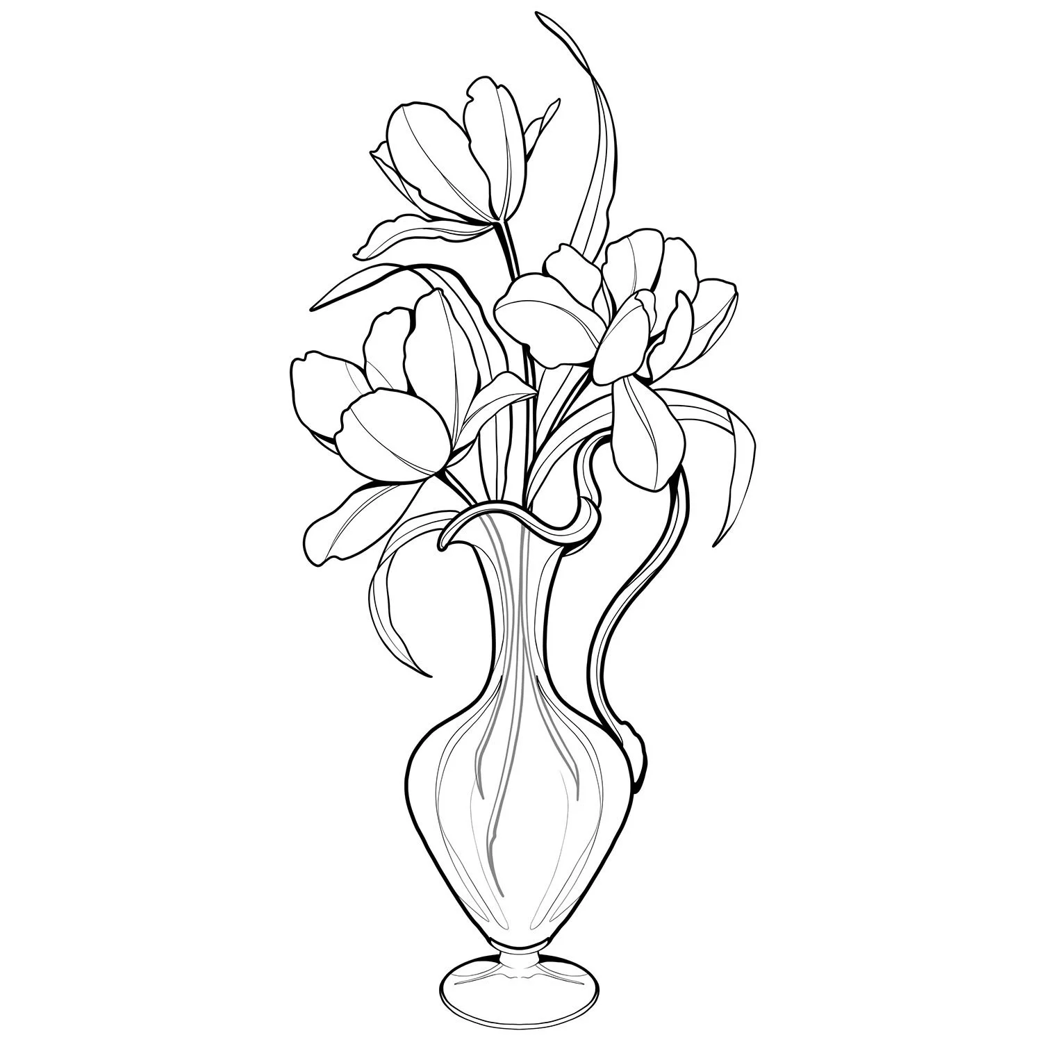 13. Triumph Tulips Vase
