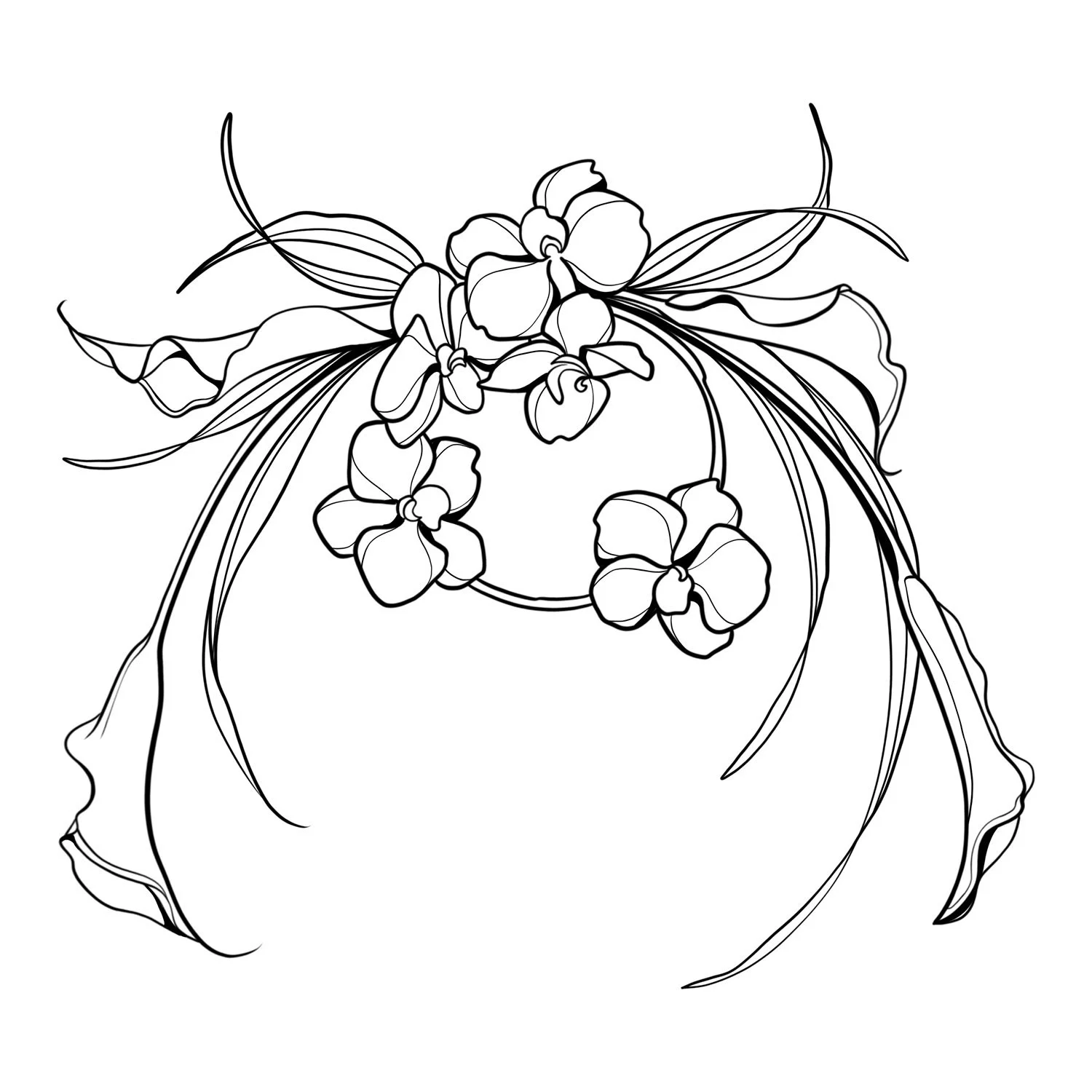 3. Calla Lily & Orchid Bouquet