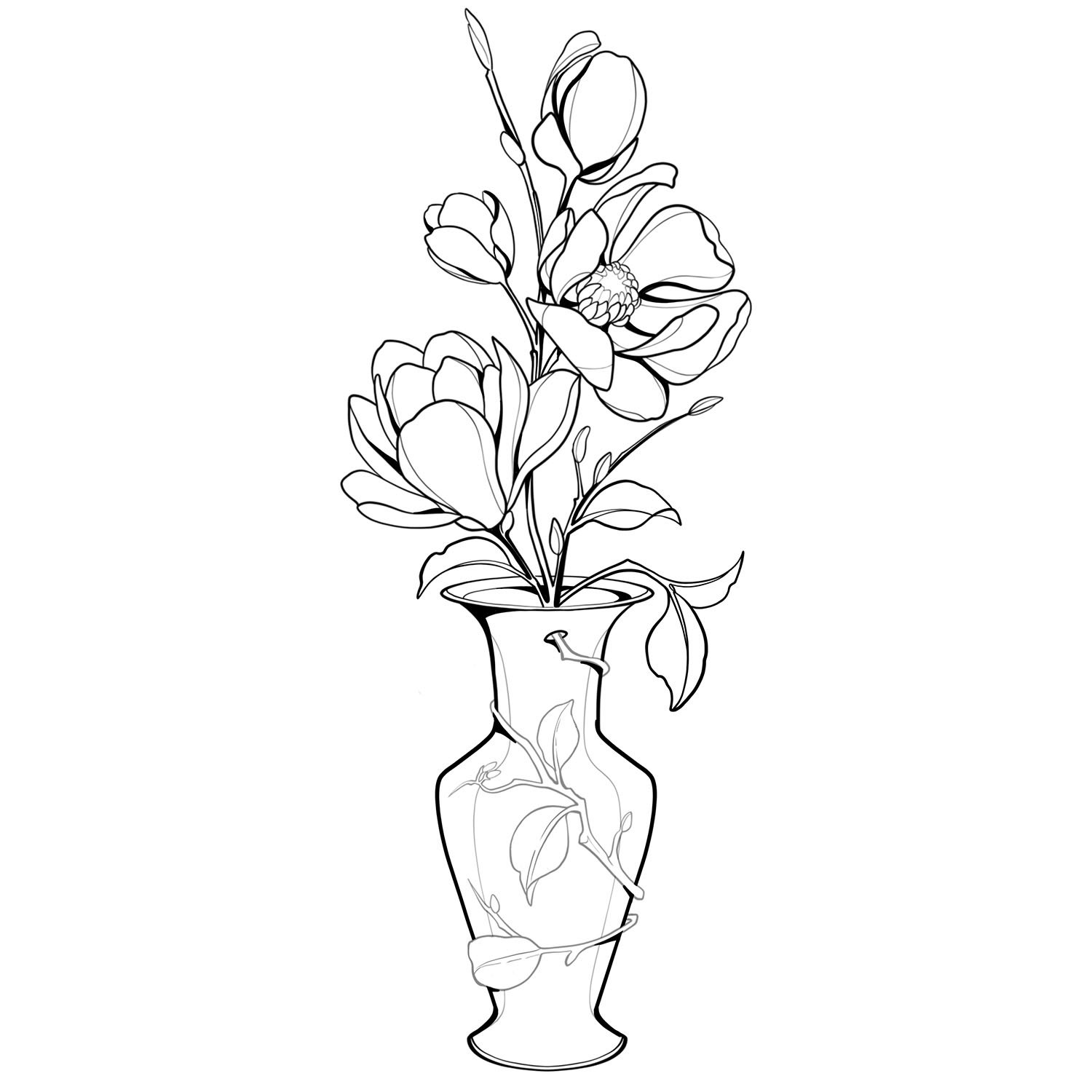 14. Magnolia Vase