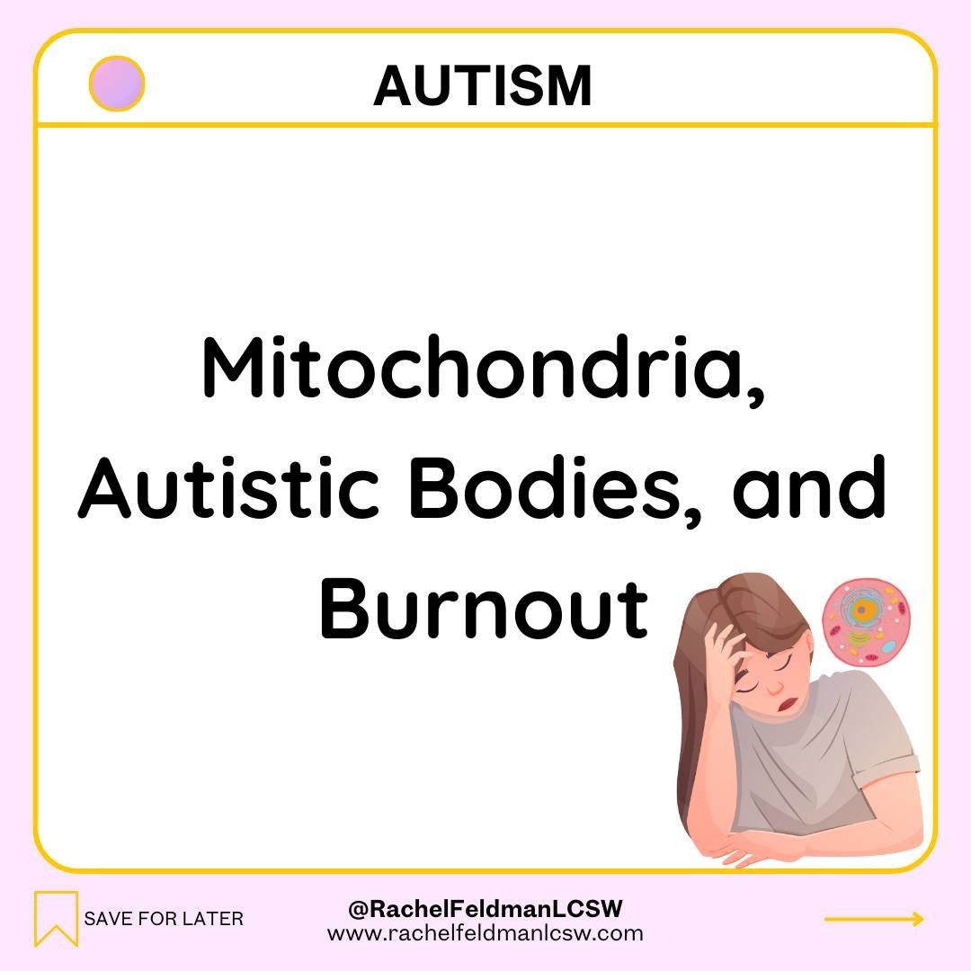 🧬 Mitochondria, Autistic Bodies, and Burnout

Complex, Interconnected Systems
Mitochondrial dysfunction in autistic people rarely exists alone&mdash;it&rsquo;s tied to the autonomic and immune systems. A bright light or loud sound can trigger a full