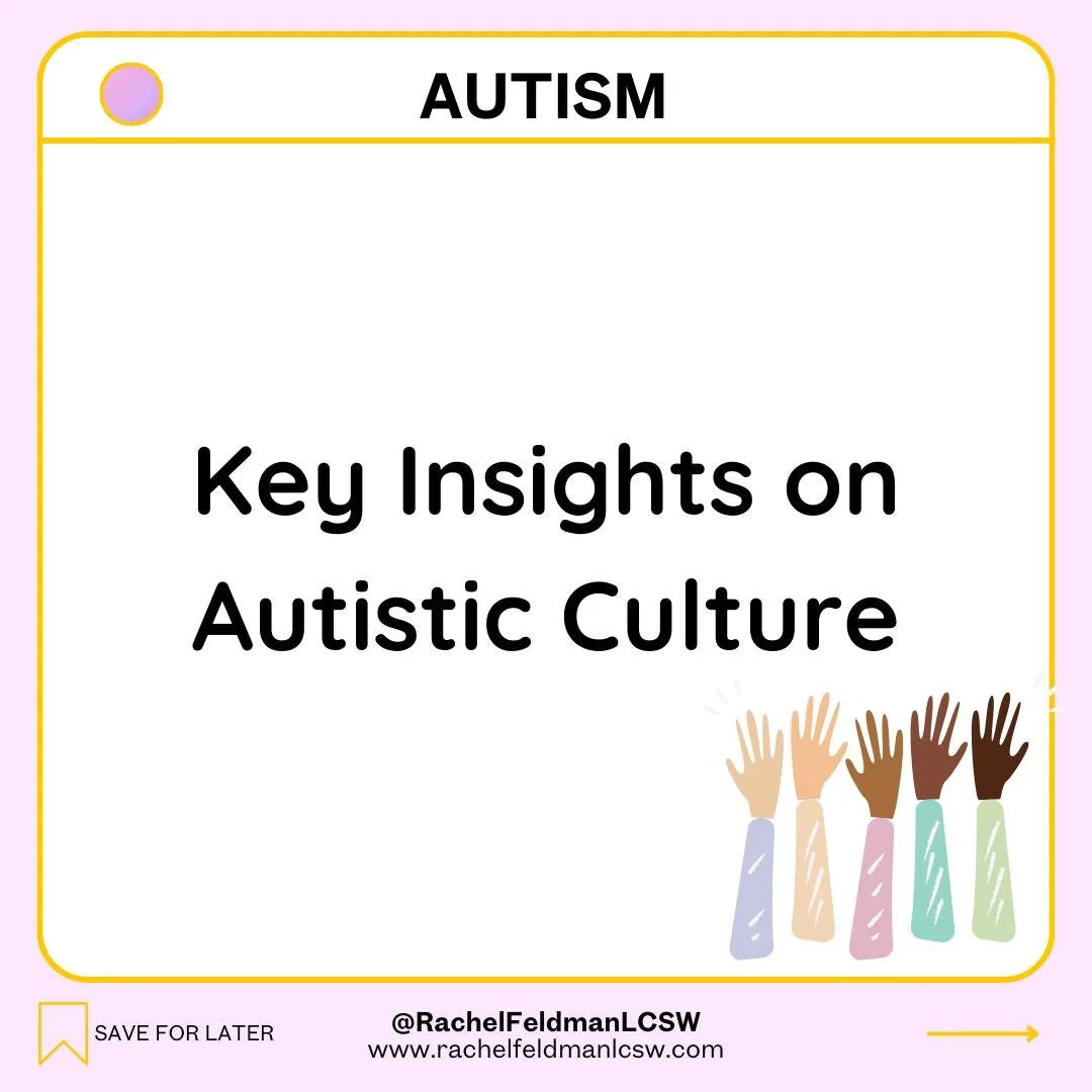 🌈 Key Insights on Autistic Culture

Communication &amp; Interaction Styles
Direct communication is a cultural norm, not a flaw. Many autistic people prefer clear, literal language and benefit from extra processing time. Stimming isn&rsquo;t a sympto