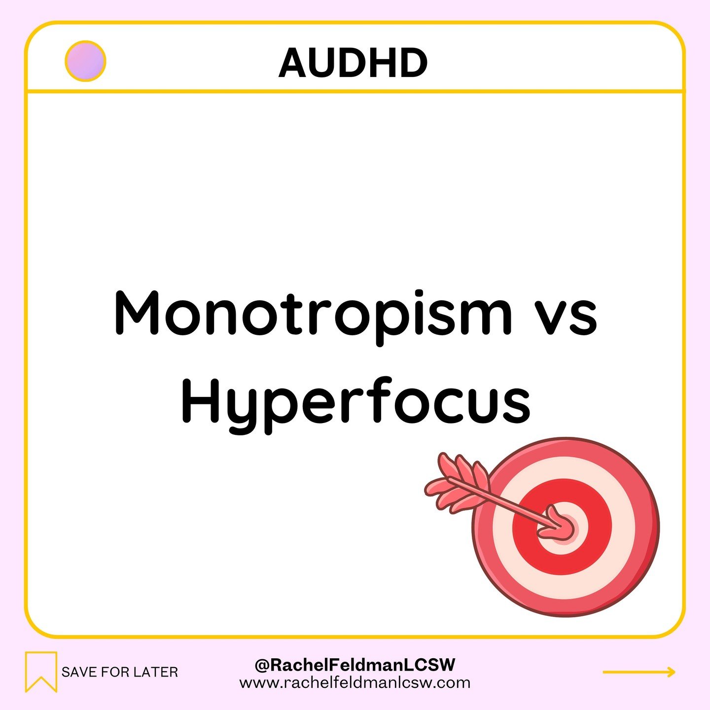 🧠 AuDHD: Monotropism vs Hyperfocus

Trait vs state
Monotropism is the baseline architecture of attention. A few deep tunnels at a time.
Hyperfocus is a temporary intense lock in state that can happen within that system.

What monotropism describes
N