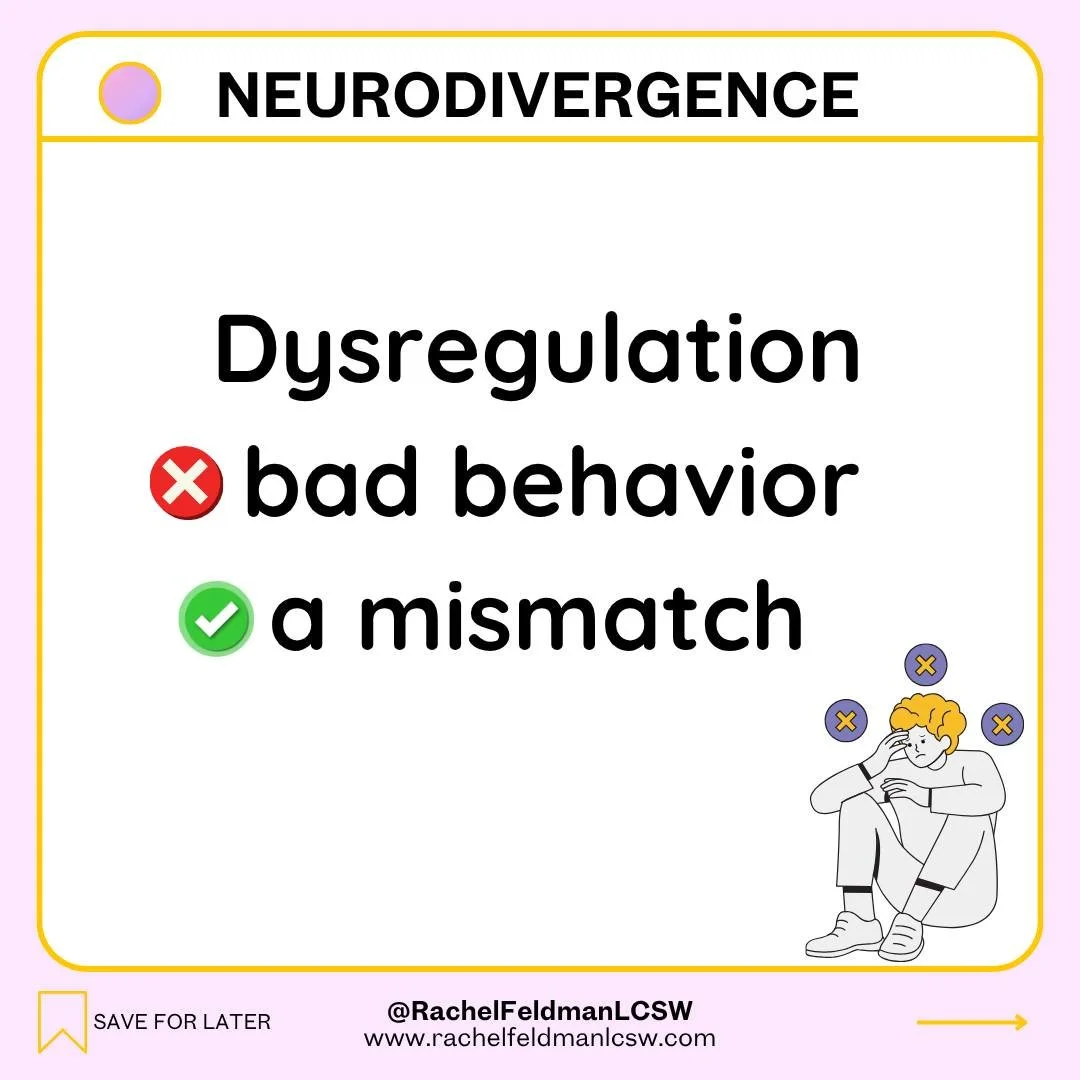 🧠 Dysregulation isn't bad behavior. It's a mismatch.

Dysregulation is not a character flaw. It is a nervous system doing its job in a world that was not designed for it. The question is never "why won't they just behave?" It is "what