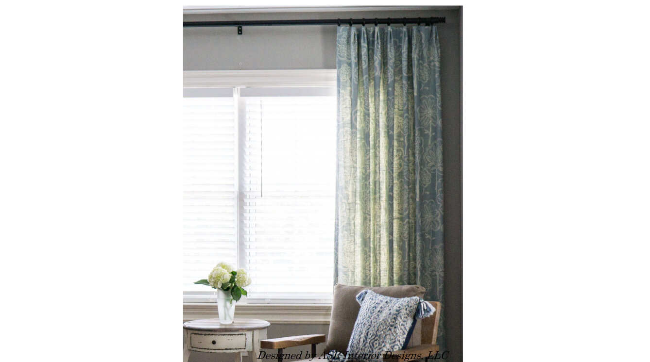 Window Treatments by Expressive Interiors for ASR Interior Designs