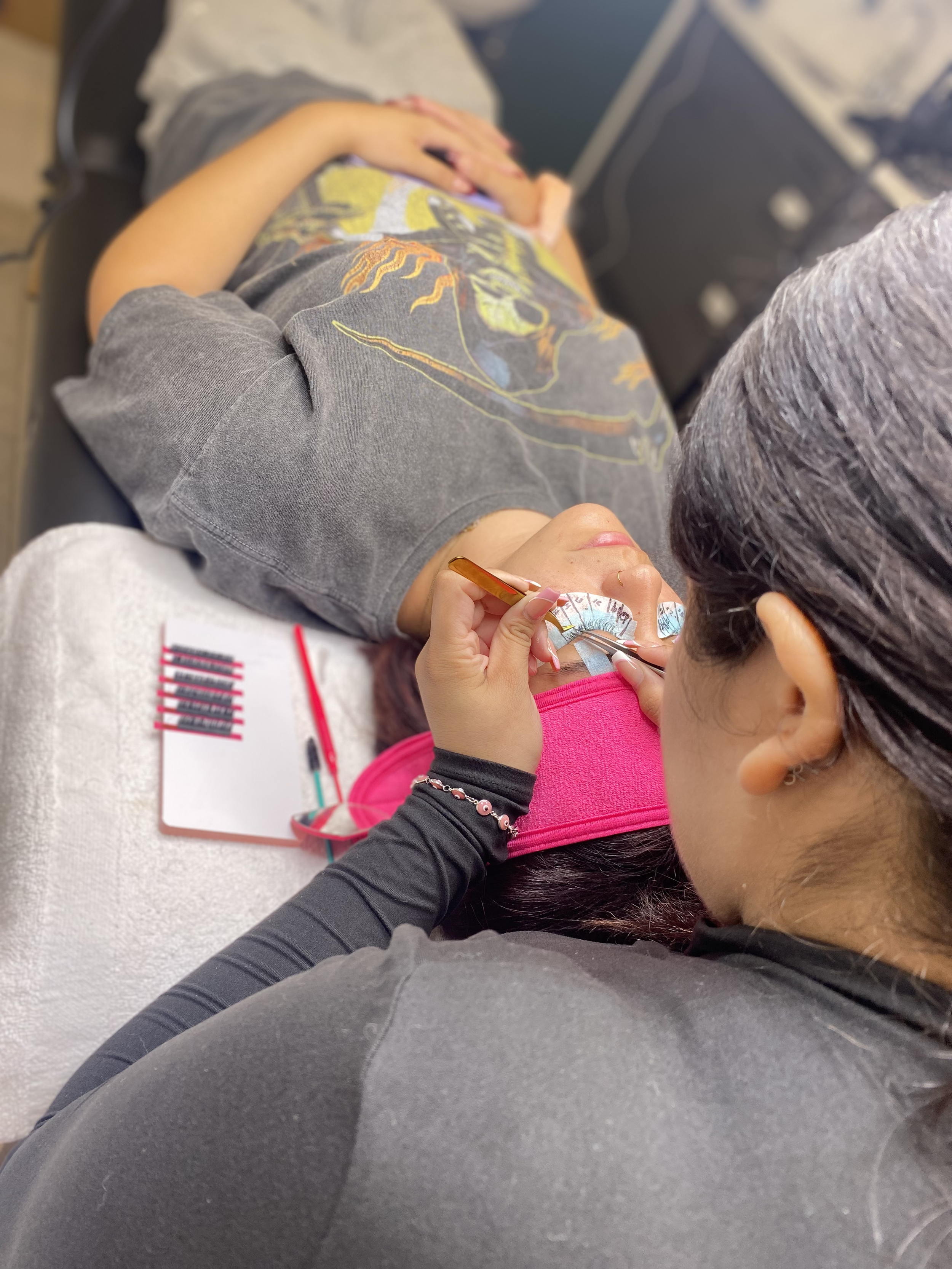 one on one eyelash extension training