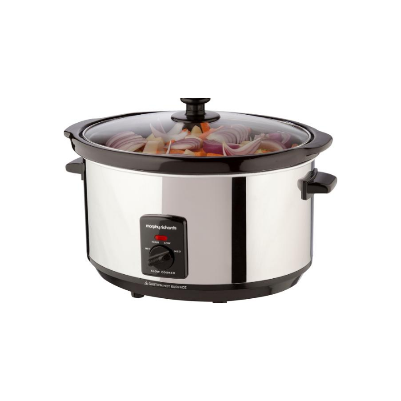 Morphy Richards Morphy Richards 461006 Round Slow Cooker 5.5 Litre Stainless Steel 787162603026 