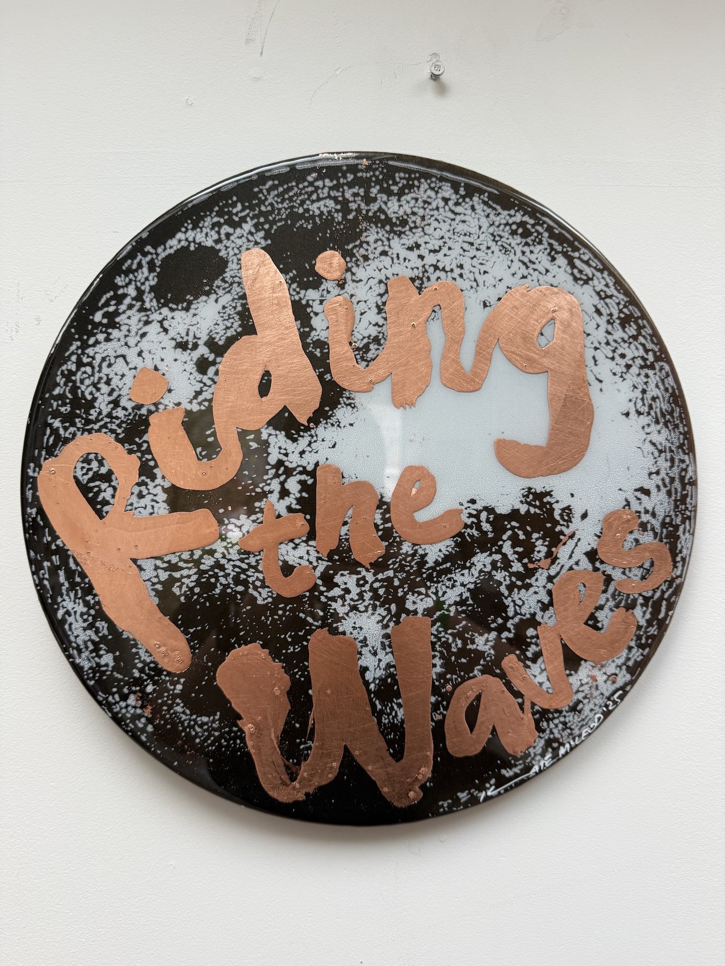Riding the Waves 330mm diamter Kate McLeodIMG_6693.JPG