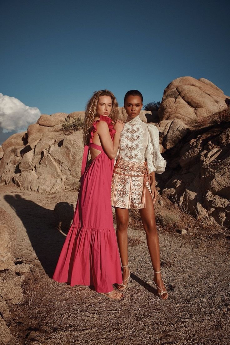 Hannah & Samantha Pose in Intermix's Trendy Spring 2020 Styles-2.jpg
