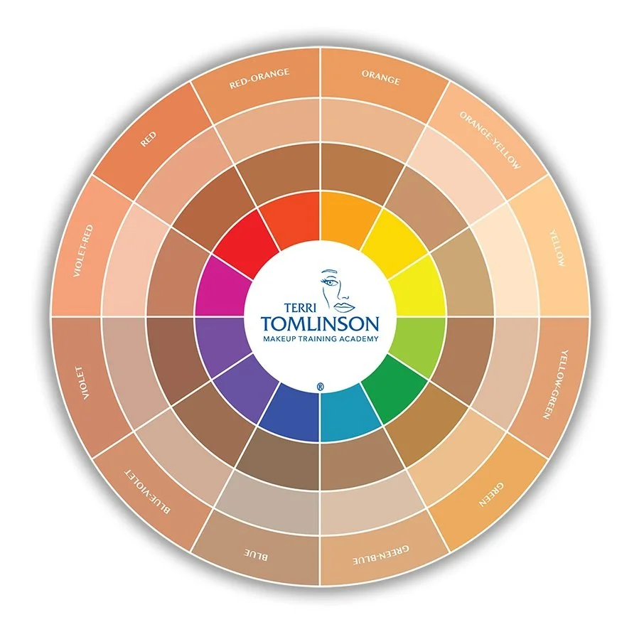 Flesh Tone Color Wheel by Terri Tomlinson