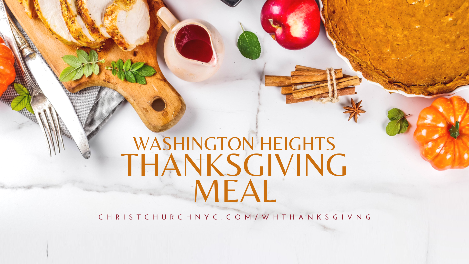 Serving Thanksgiving Lunch at Christ Church Washington Heights