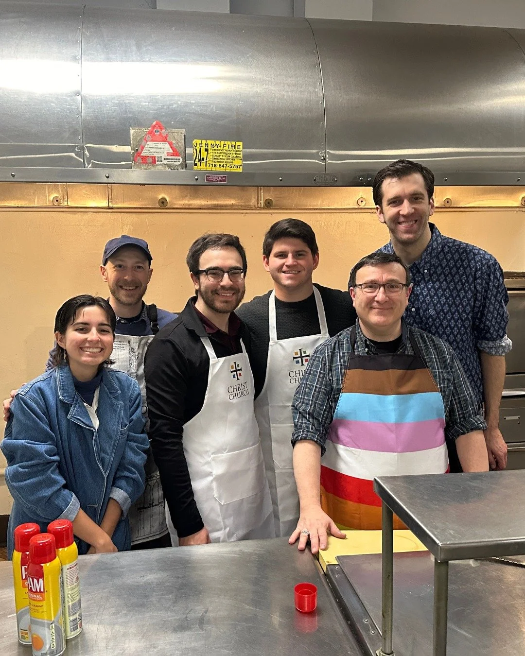 A photo from last year's pancake breakfast because we're looking forward to another one this weekend! Swipe for more information&mdash; and see Sunday! 🥞