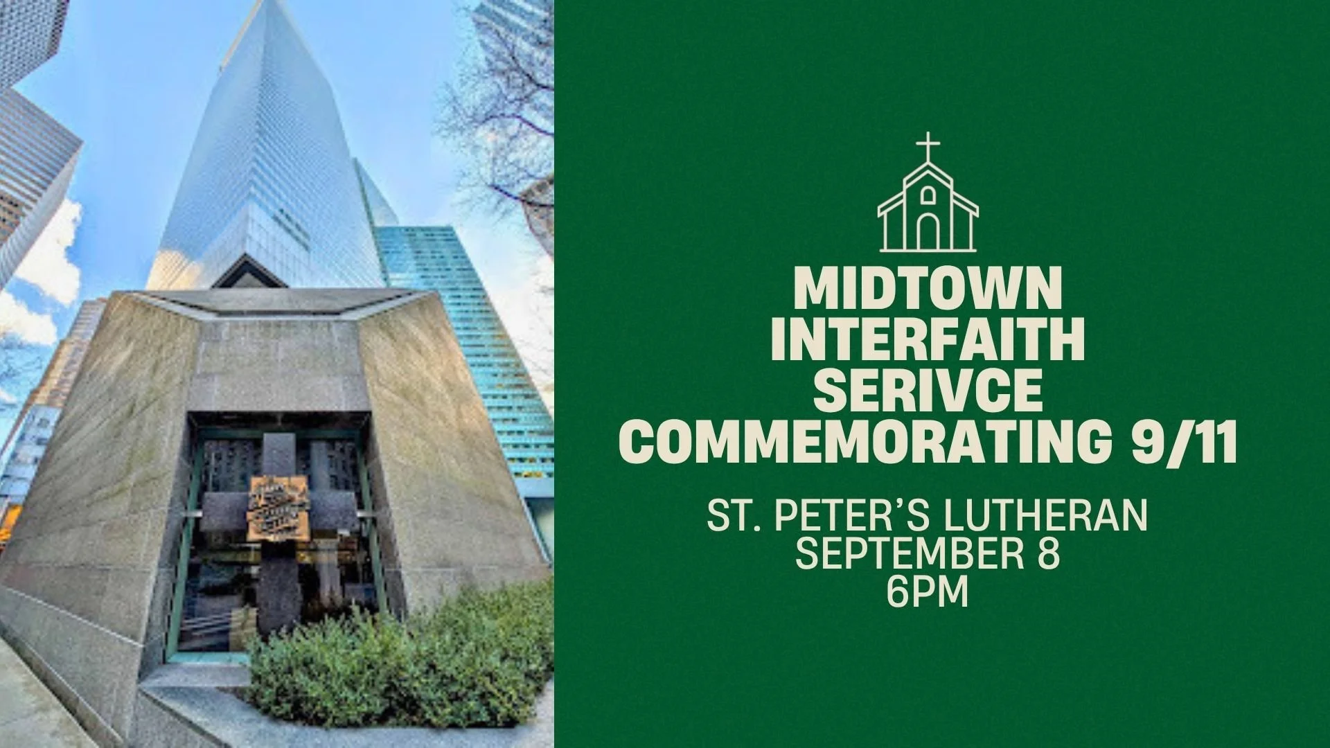 Midtown Interfaith Service of Remembrance: 9/11