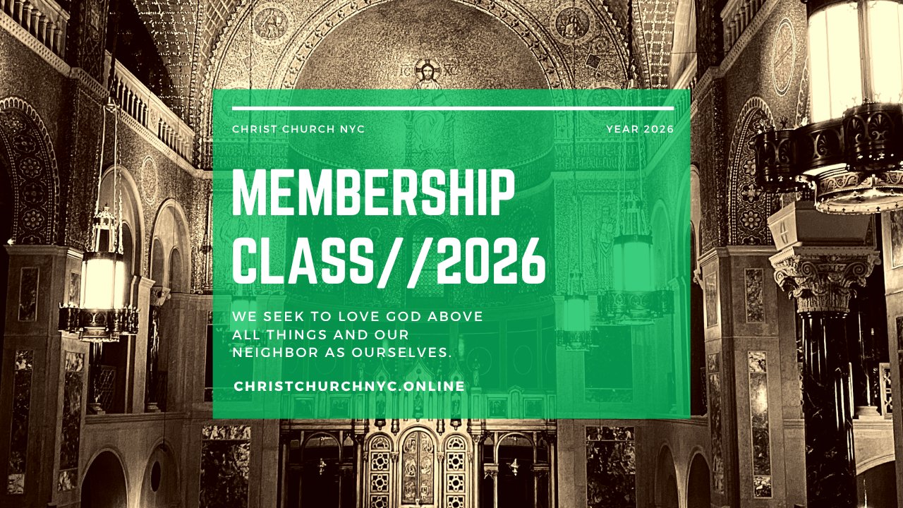 Membership Class: Session 1