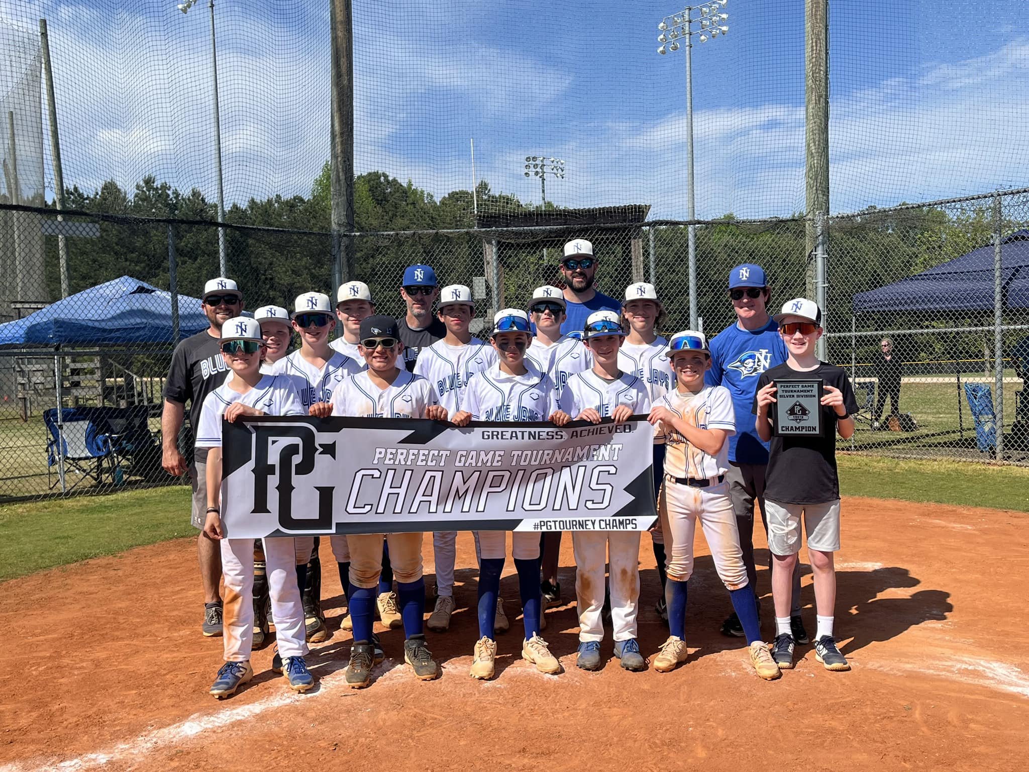 CONGRATULATIONS to the Ninth Inning Blue Jays 12u Timms on winning the Perfect Game Southeast Super Regional NIT!