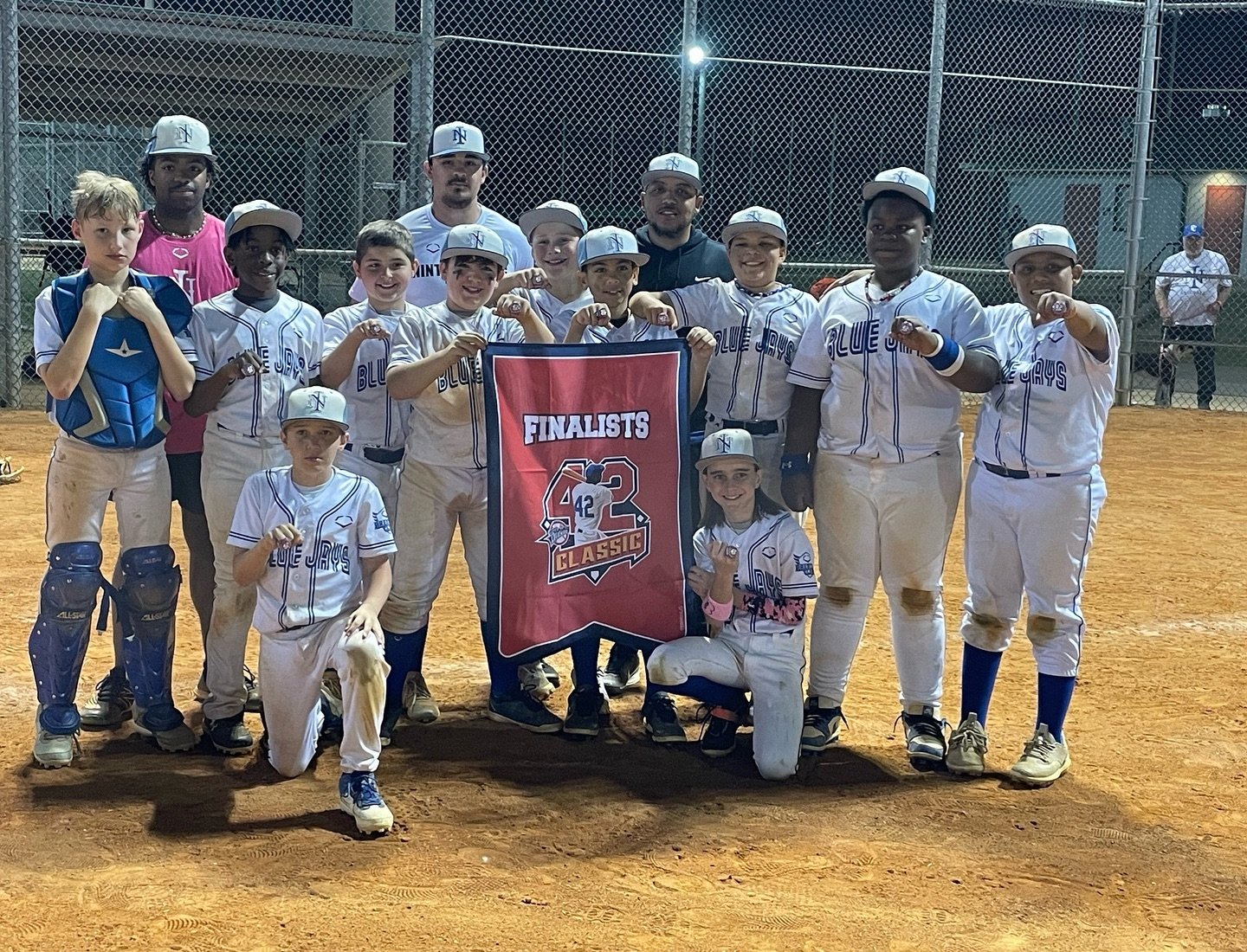 CONGRATULATIONS to the Ninth Inning Blue Jays 11u Sprull on going 4-1 and finish as the runner up of the Training Legends 42 Classic! GO JAYS!