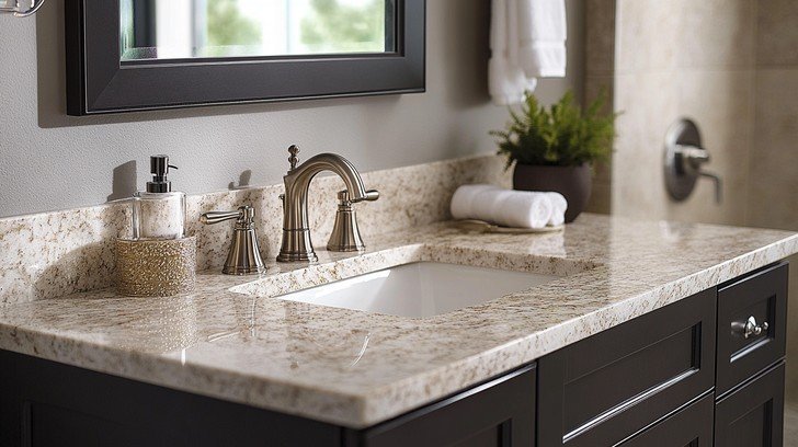 Stone Countertop for Bathroom Remodeling