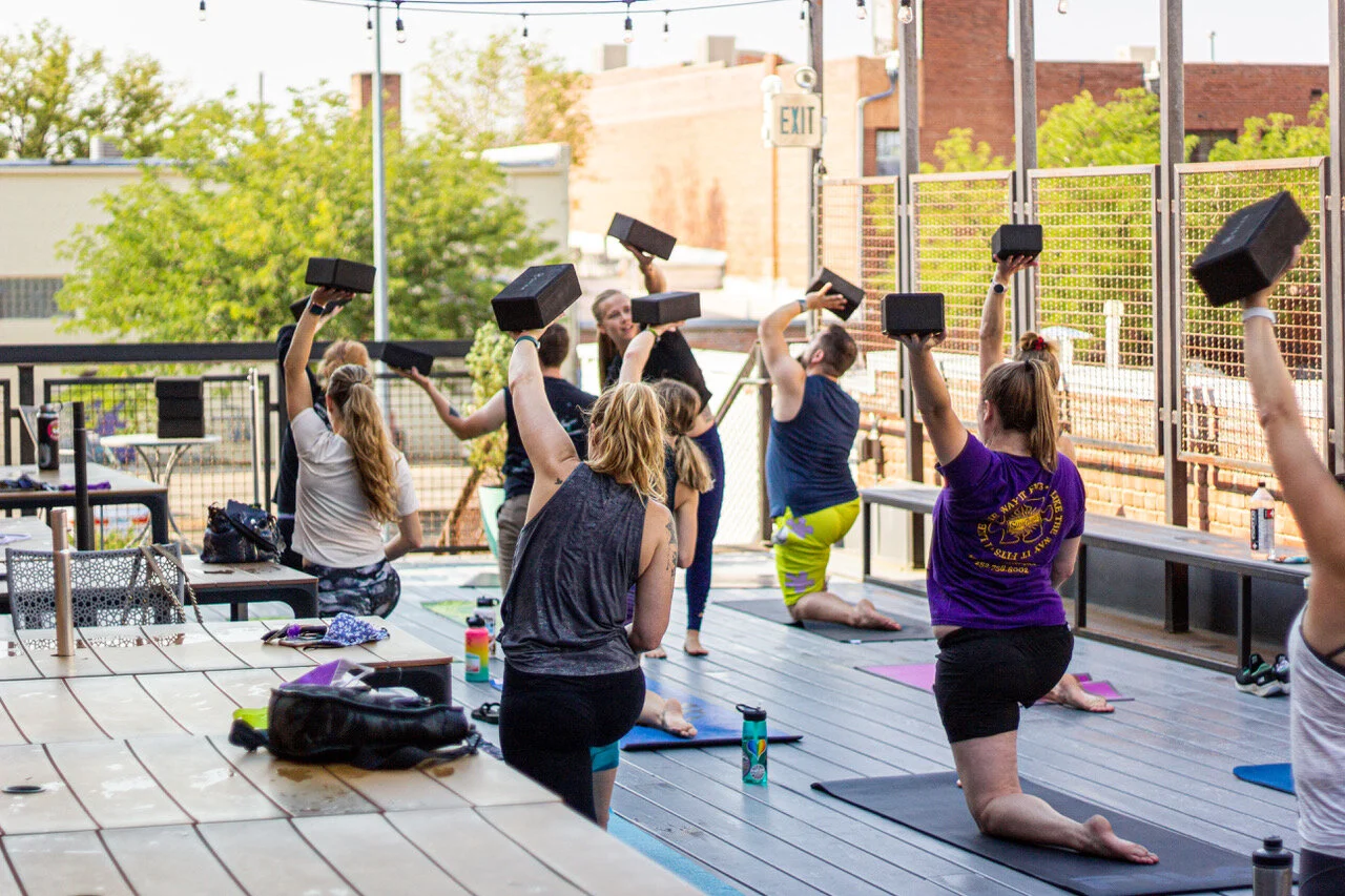 Heather Berry aims to make yoga accessible and fun for everyone. Photo courtesy of Heather Berry.