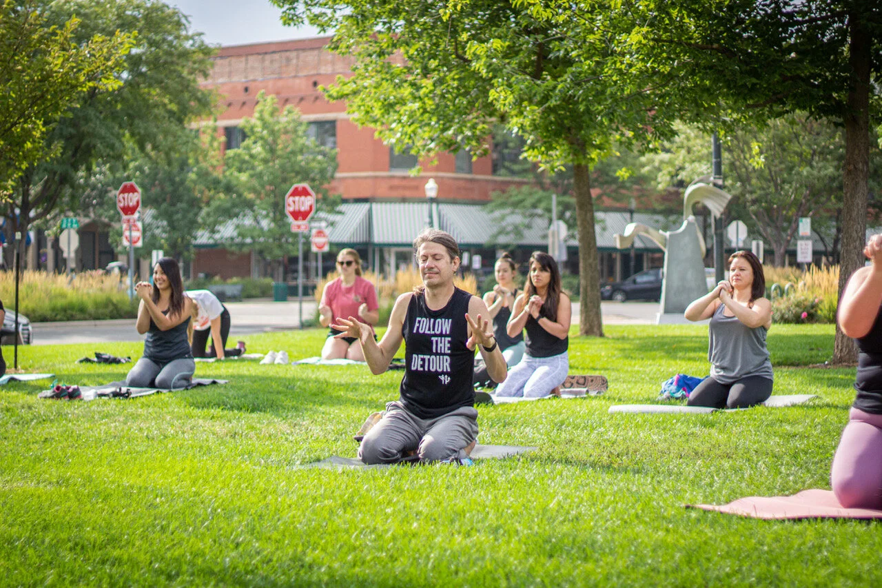 Balanced Movement offers a mix of yoga styles. Photo courtesy of Heather Berry.