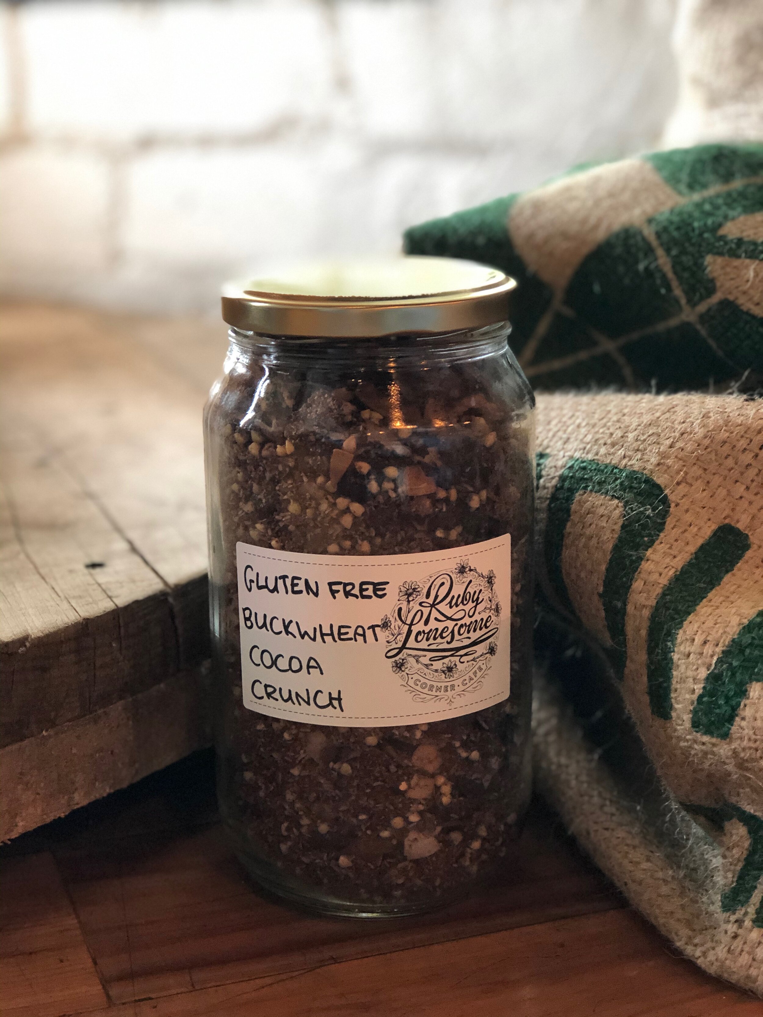Housemade GF Buckwheat Cocoa Granola Jars