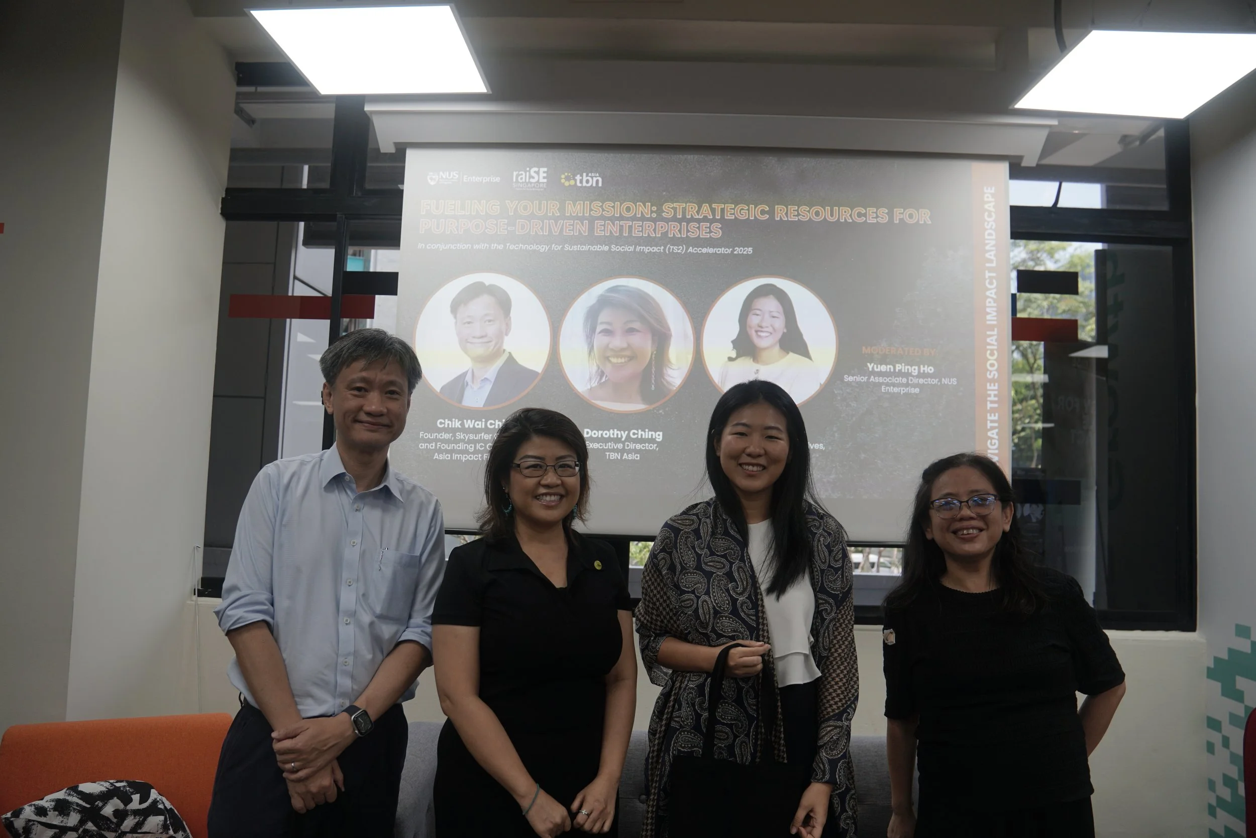 [TBN Asia x NUS Enterprise x raiSE] Fuelling Your Mission: Strategic Resources For Purpose-Driven Enterprises