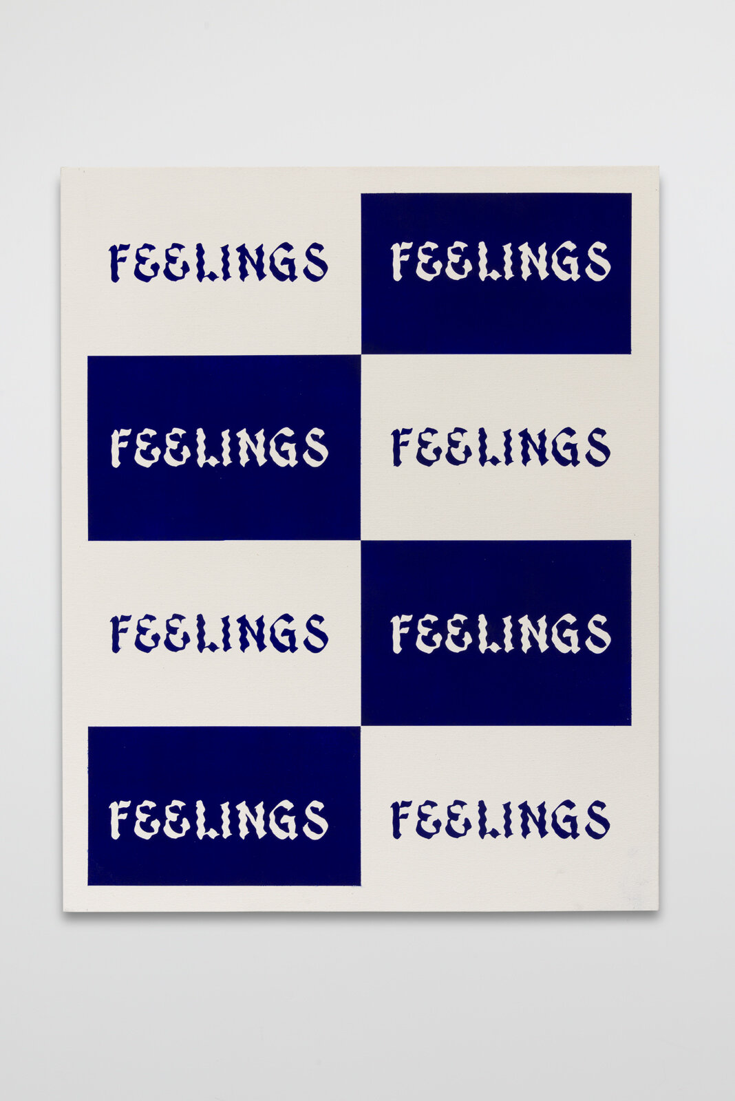   Feelings Painting 1,  2016. Acrylic on canvas. 30 x 24 inches 