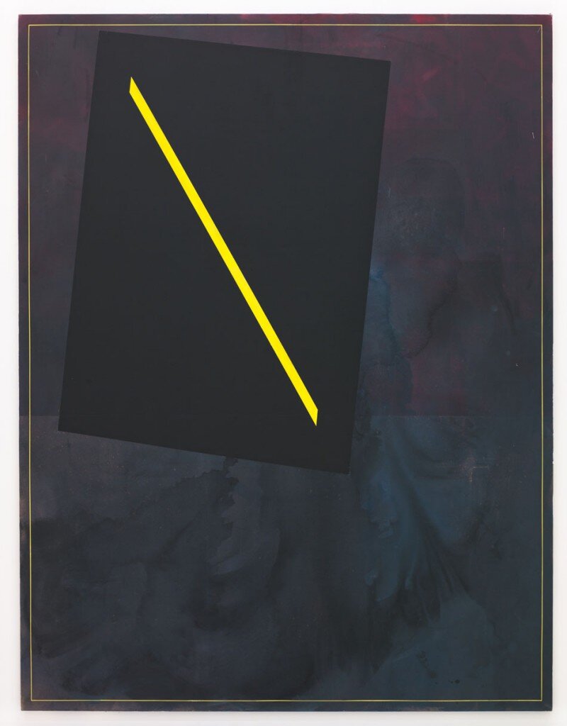   Slippery II,  2012. Acrylic on canvas. 96 x 72 inches 