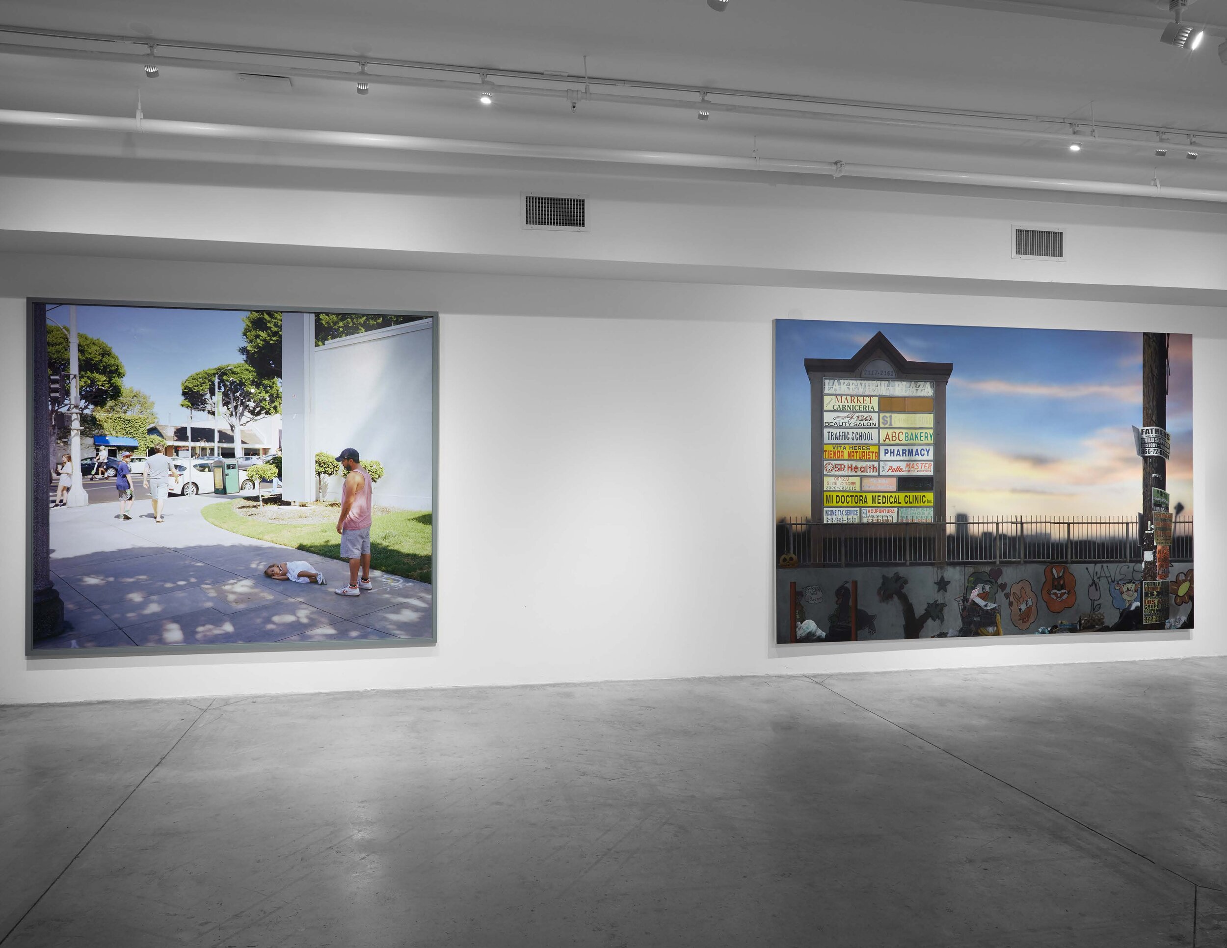  The Extreme Present, 2019. Installation view. Image courtesy of Jeffrey Deitch and Larry Gagosian 