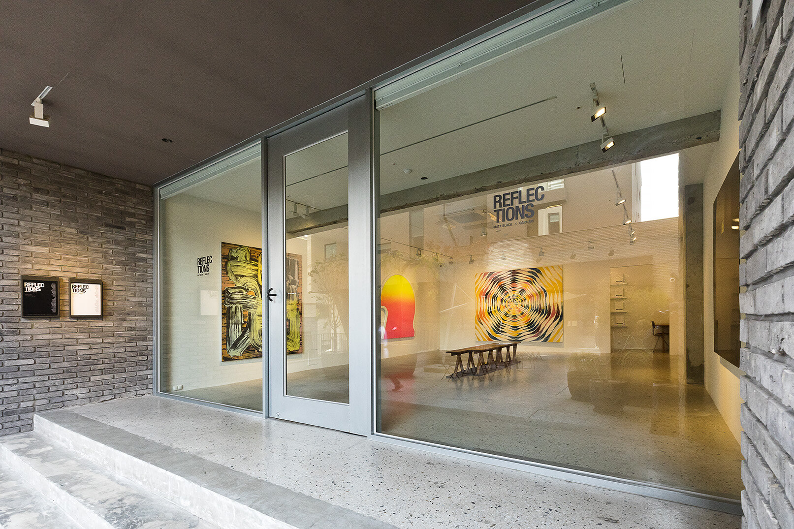  Reflections, 2019. Installation view. Image courtesy of Gana Art Center and Matt Black Studio 