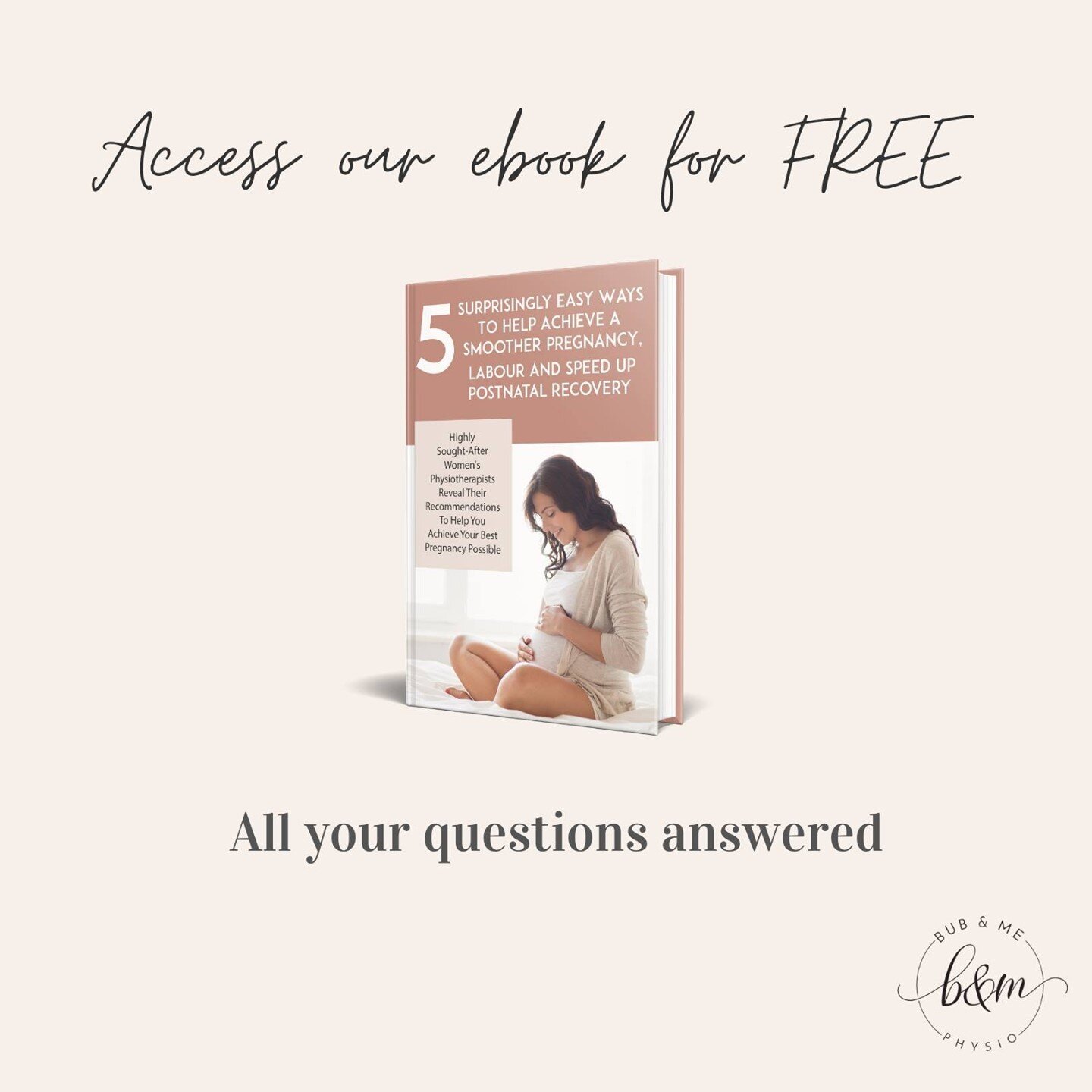 Are you ready to learn about our top 5 tips to achieve a smoother pregnancy and speed up postnatal recover? We put it into a FREE ebook for you! Access it here https://buff.ly/39TchAU
