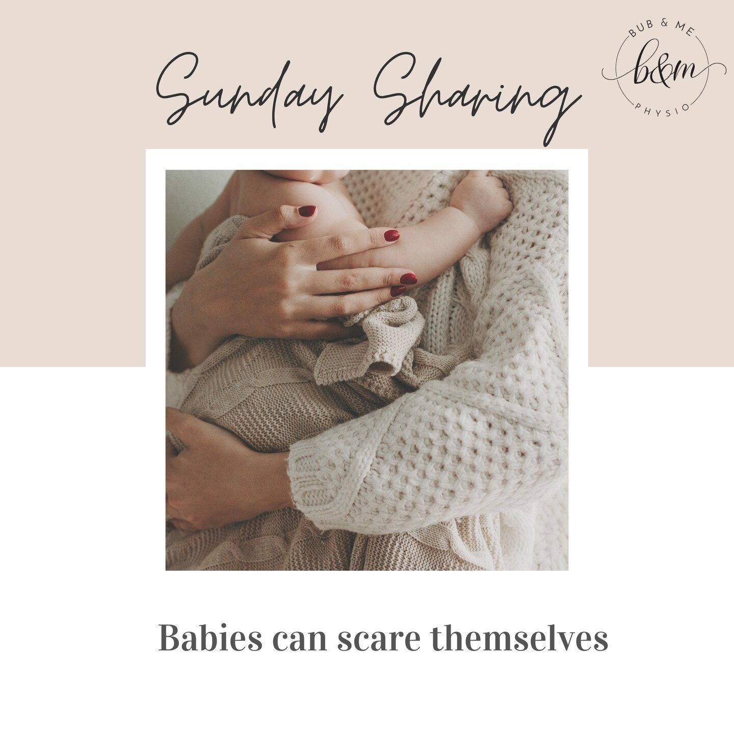 It doesn&rsquo;t take much to startle a newborn: a loud noise, strong scent, bright light, sudden motion, even their own cries. You'll know it's happened when they fling their arms out to the sides, hands open, then quickly close their arms and tuck 