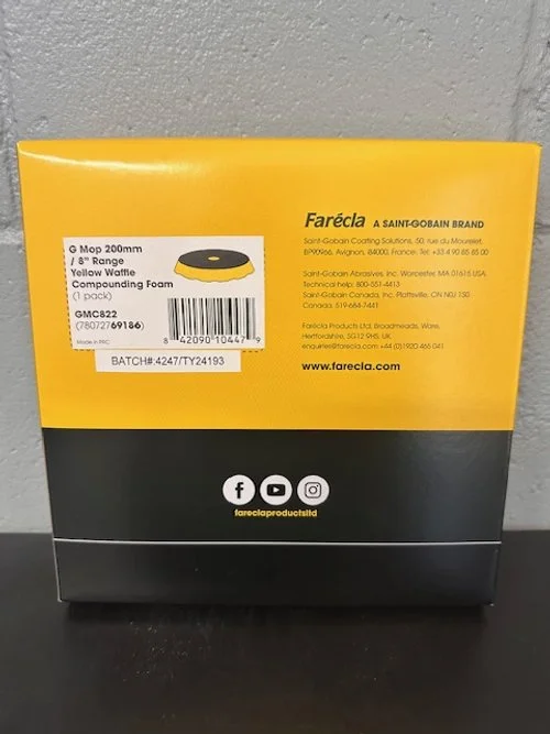 Farécla G Mop waffle yellow compounding foam pad