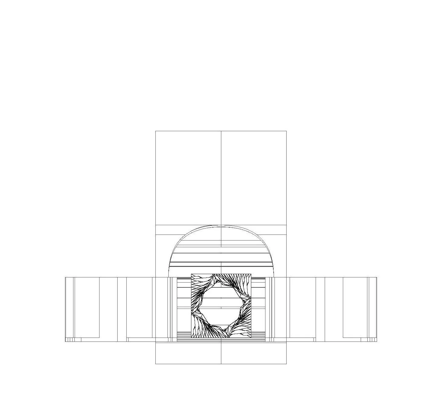 West Wing Section Looking West