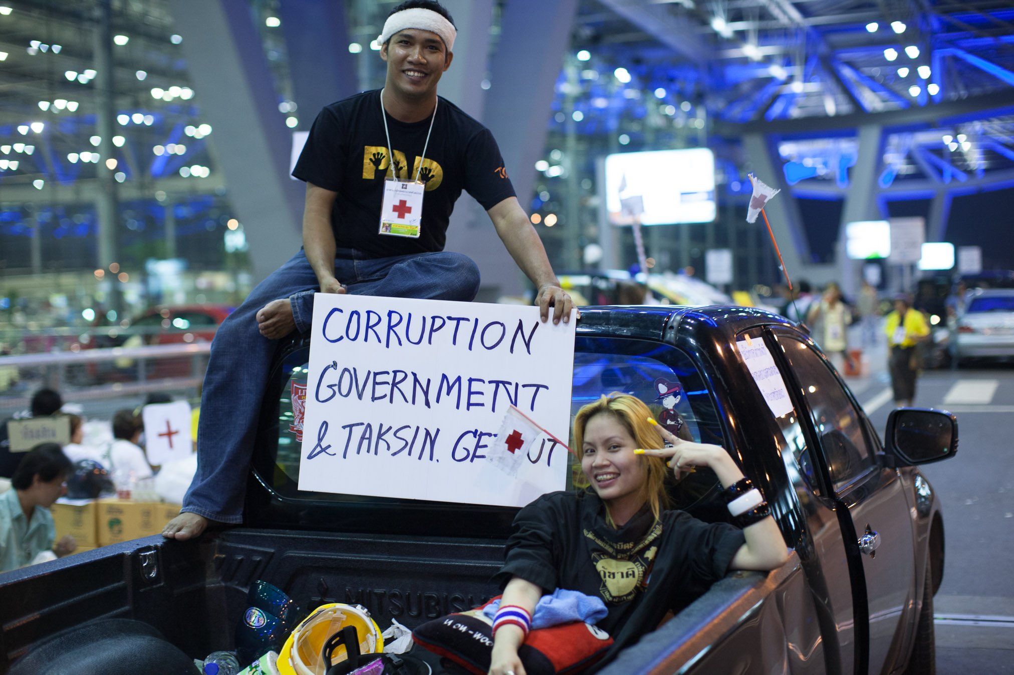Lufthavnsstrejke i Bangkok