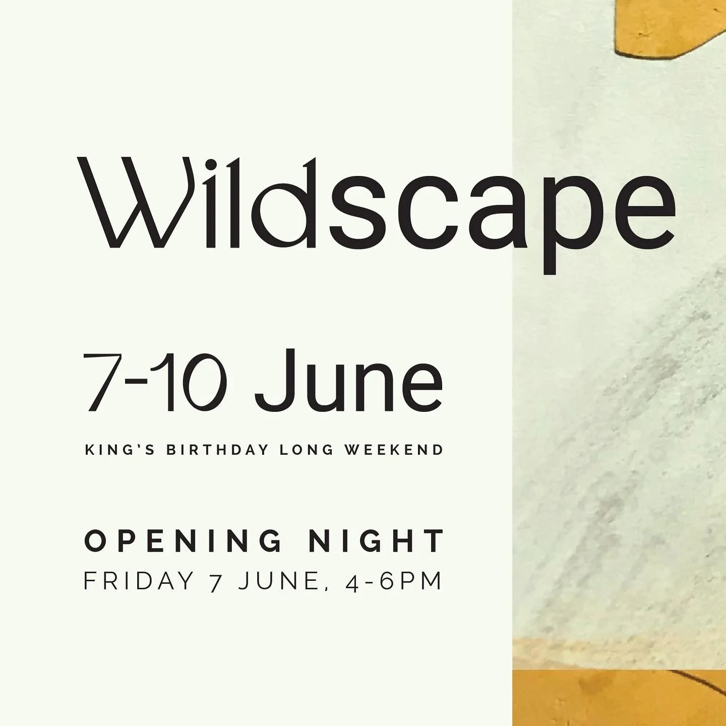 You&rsquo;re INVITED to the opening night of my wife Anne&rsquo;s first solo exhibition, &lsquo;Wildscape&rsquo;.⁠
⁠
The exhibition will be held at the beautiful old Mechanics Hall, @apollo_bay_arts_inc_gallery over the King&rsquo;s Birthday Weekend,