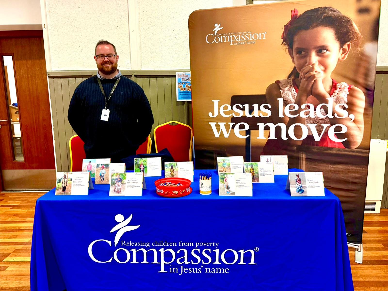COMPASSION stand 