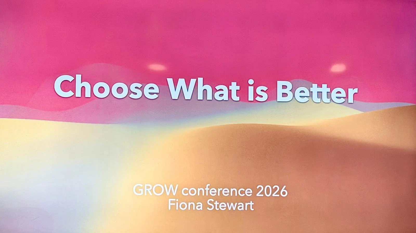 GROW Message 2026