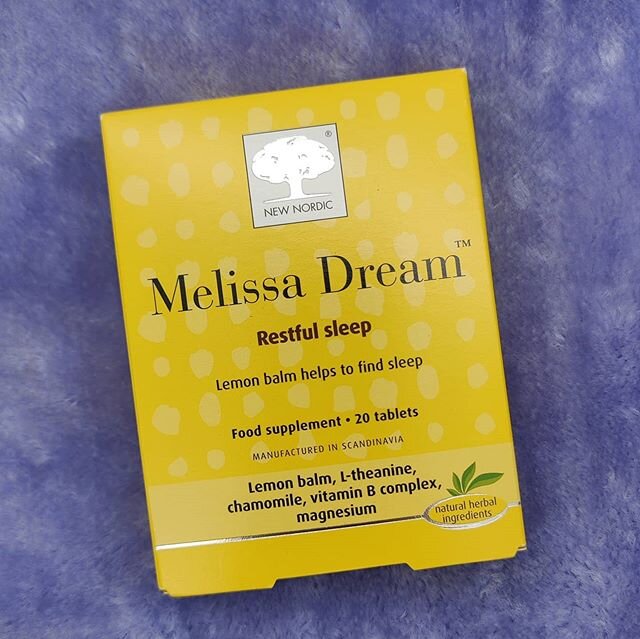 Melissa Dream is the tablet you need to maintain a normal restful sleep,normal function of your nervous system and normal psychological functions. &euro;9.50.

#restfulsleep #foodsupplement #melissadreams