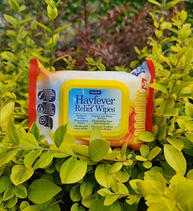Nuage Hayfever Relief Wipes
Enriched with tea tree and peppermint oil, removes and traps pollen, dust and pet allergens before they can effect you.

#hayfever #hayfeverwipes
