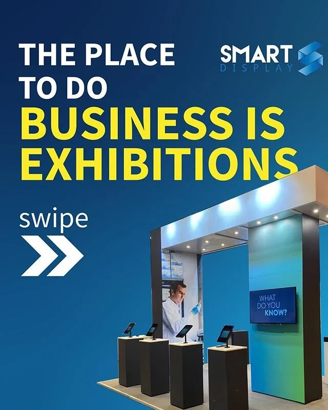 The place to do business is exhibitions! #besmart #eventprofs #infographic #event #marketing