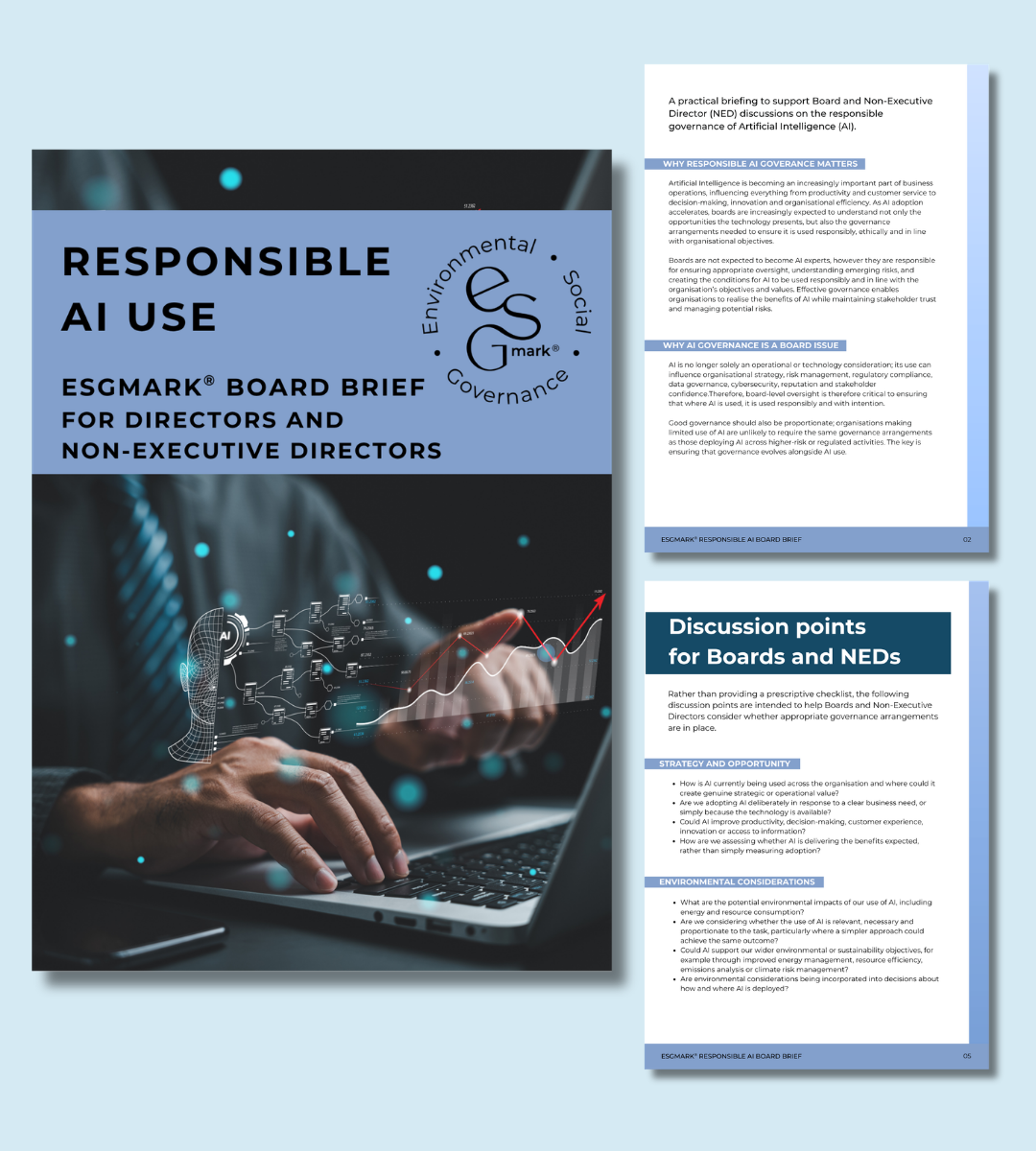 Responsible AI Use: ESGmark® Board Brief